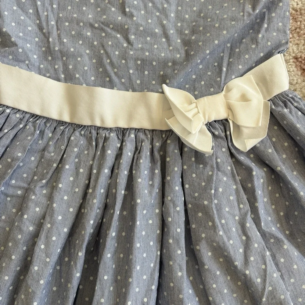 Gymboree chambray polka